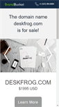 Mobile Screenshot of deskfrog.com